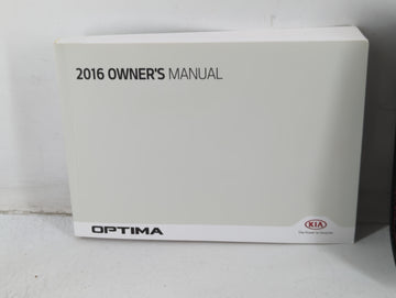 2016 Kia Optima Owners Manual Book Guide P/N:GD4O-EU62B OEM Used Auto Parts