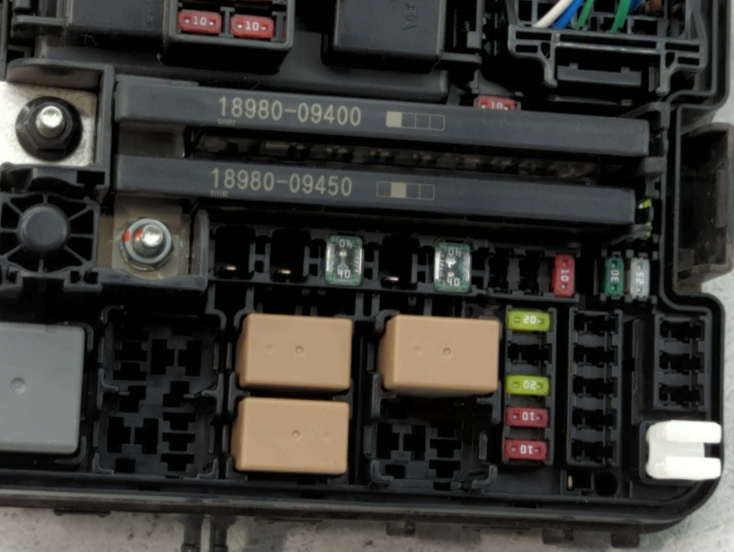 2016-2019 Kia Optima Fusebox Fuse Box Panel Relay Module P/N:91294 D4013 Fits Fits 2016 2017 2018 2019 OEM Used Auto Parts -