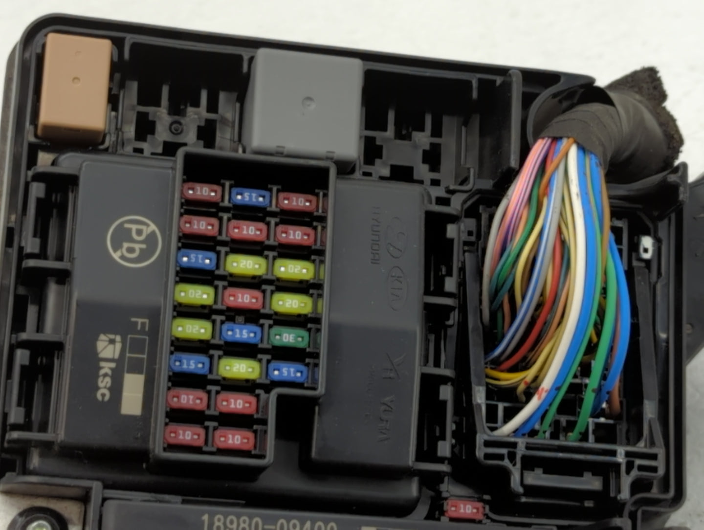 2016-2019 Kia Optima Fusebox Fuse Box Panel Relay Module P/N:91294 D4013 Fits Fits 2016 2017 2018 2019 OEM Used Auto Parts -