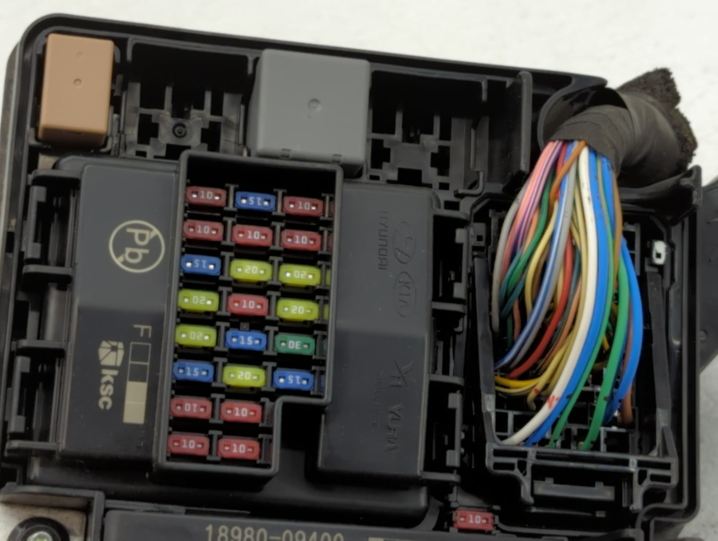 2016-2019 Kia Optima Fusebox Fuse Box Panel Relay Module P/N:91294 D4013 Fits Fits 2016 2017 2018 2019 OEM Used Auto Parts -