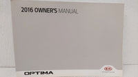 2016 Kia Optima Owners Manual Book Guide OEM Used Auto Parts - Oemusedautoparts1.com
