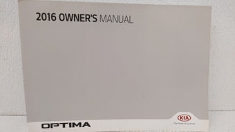 compare product 2016 Kia Optima Owners Manual Book Guide OEM Used Auto Parts