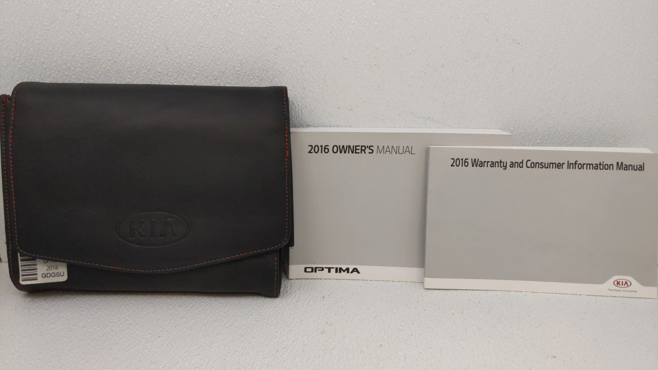 2016 Kia Optima Owners Manual Book Guide OEM Used Auto Parts - Oemusedautoparts1.com