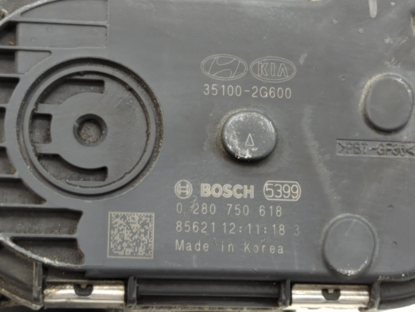 2016-2020 Kia Optima Throttle Body P/N:35100-2G600 Fits Fits 2015 2016 2017 2018 2019 2020 2021 OEM Used Auto Parts - Oemuse