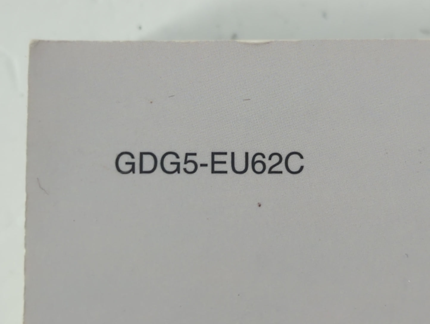 2016 Kia Optima Owners Manual Book Guide P/N:GDG5-EU62C OEM Used Auto Parts - Oemusedautoparts1.com