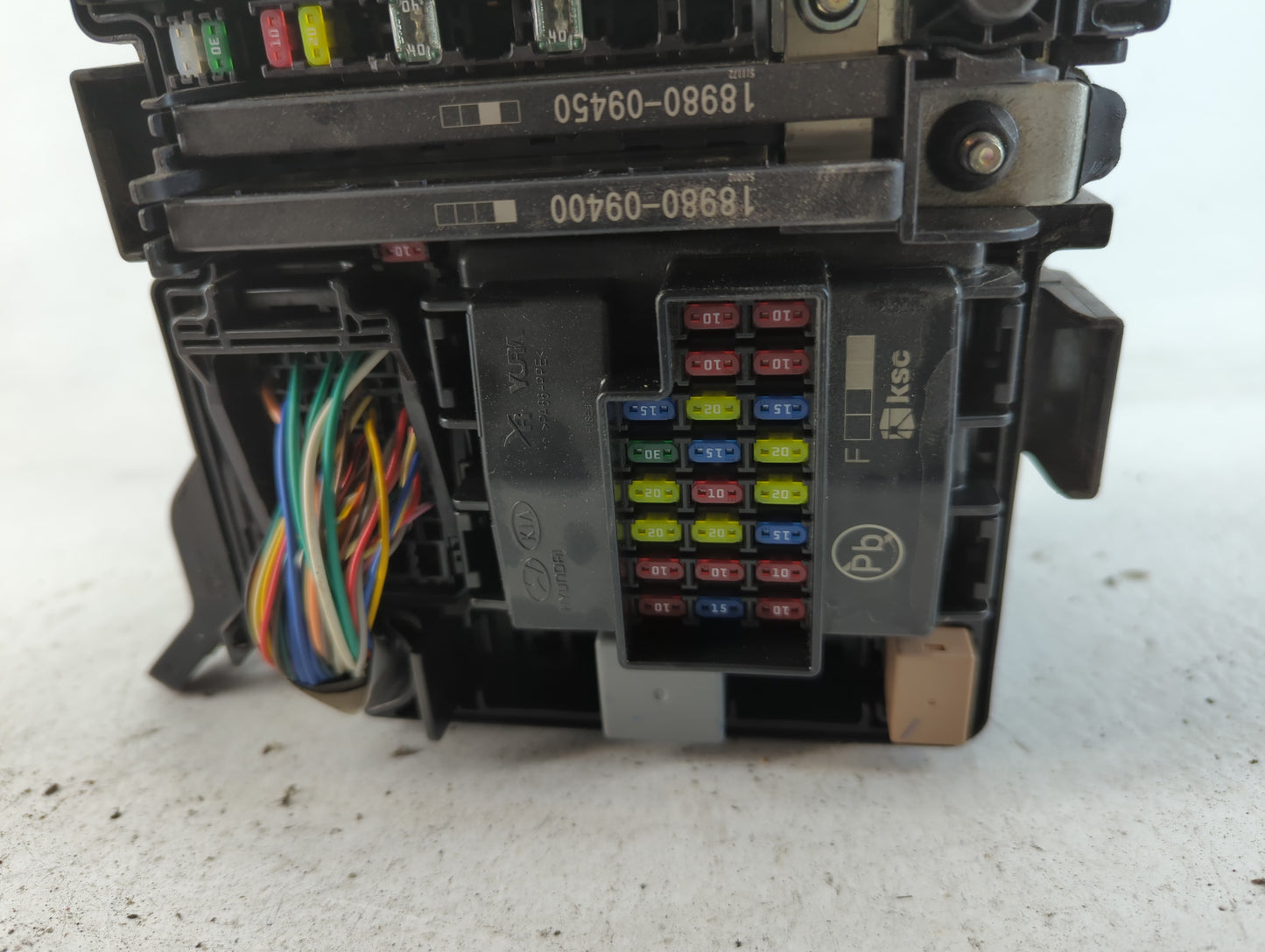 2016-2019 Kia Optima Fusebox Fuse Box Panel Relay Module P/N:91202D5120JA Fits Fits 2016 2017 2018 2019 OEM Used Auto Parts 
