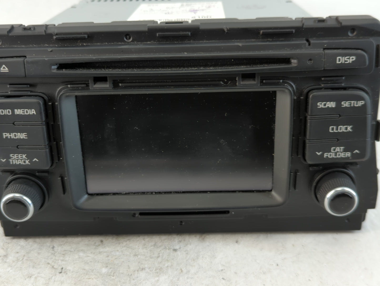 2016-2019 Kia Optima Radio AM FM Cd Player Receiver Replacement P/N:96180D5100WK Fits Fits 2016 2017 2018 2019 OEM Used Auto
