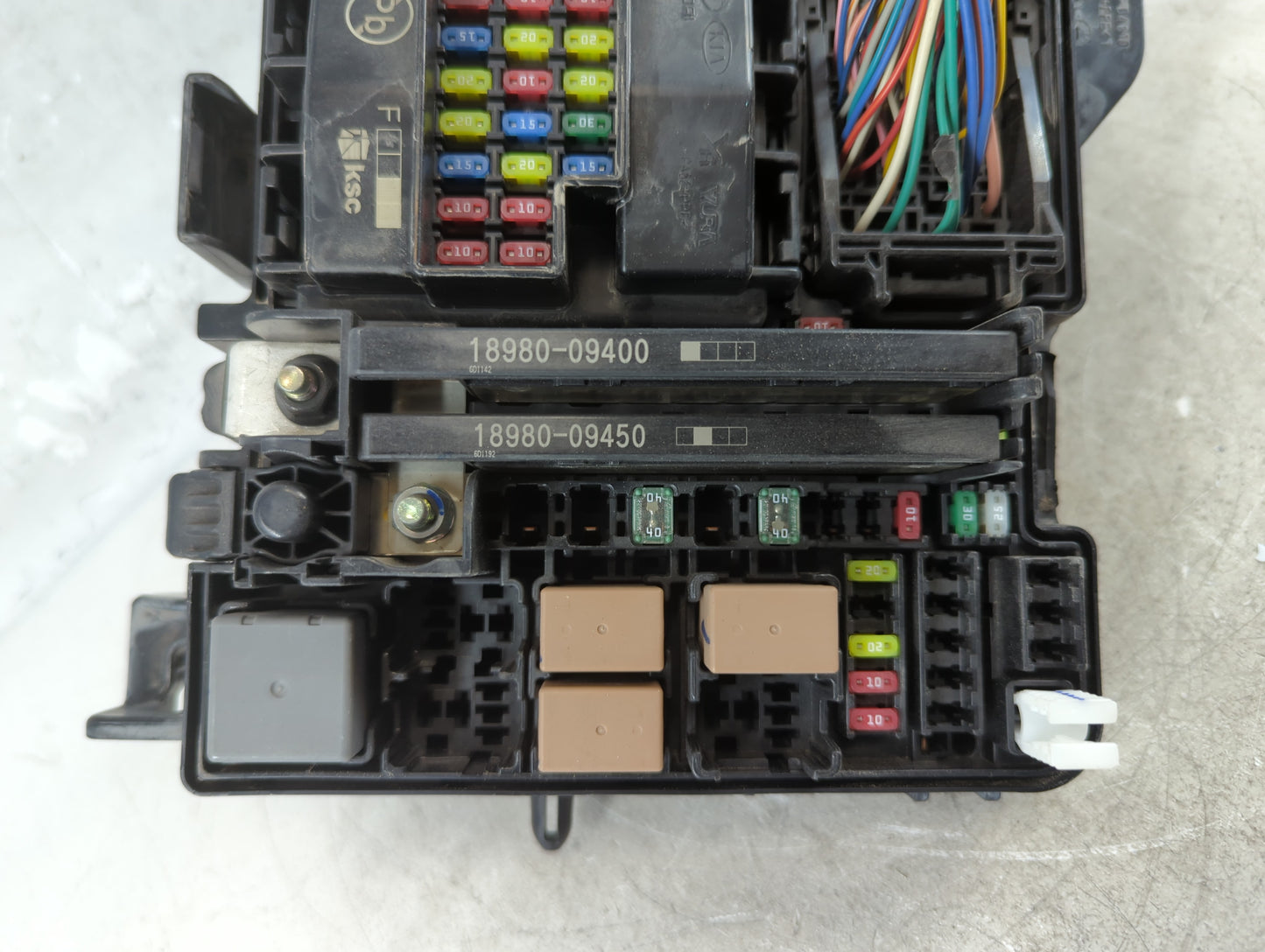 2016-2019 Kia Optima Fusebox Fuse Box Panel Relay Module P/N:PP-TD20 91950-D5822 Fits Fits 2016 2017 2018 2019 OEM Used Auto