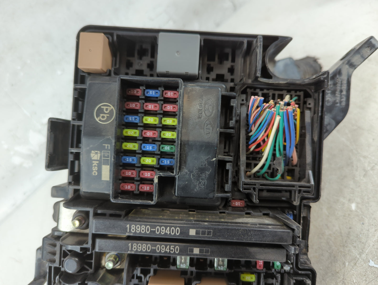 2016-2019 Kia Optima Fusebox Fuse Box Panel Relay Module P/N:PP-TD20 91950-D5822 Fits Fits 2016 2017 2018 2019 OEM Used Auto