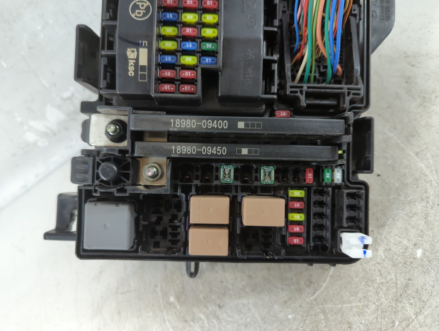 2016-2019 Kia Optima Fusebox Fuse Box Panel Relay Module P/N:PP-TD20 91950-D5822 Fits Fits 2016 2017 2018 2019 OEM Used Auto