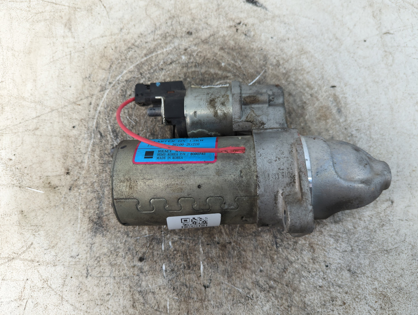 2016-2020 Kia Optima Car Starter Motor Solenoid OEM P/N:36100-2G210 Fits OEM Used Auto Parts - Oemusedautoparts1.com