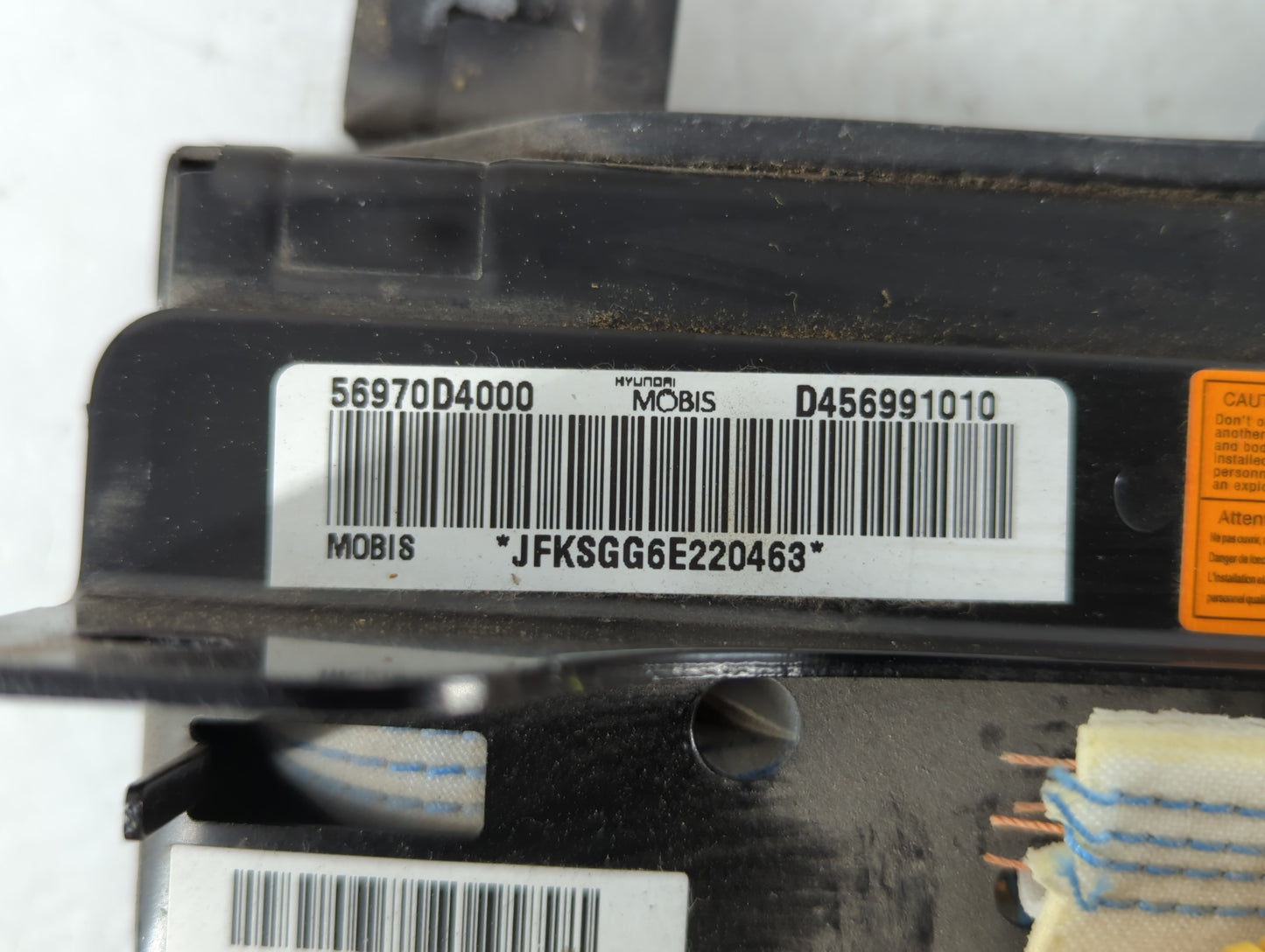 2016-2020 Kia Optima Air Bag Driver Left Knee OEM P/N:56970D4000 Fits Fits 2016 2017 2018 2019 2020 OEM Used Auto Parts - Oe