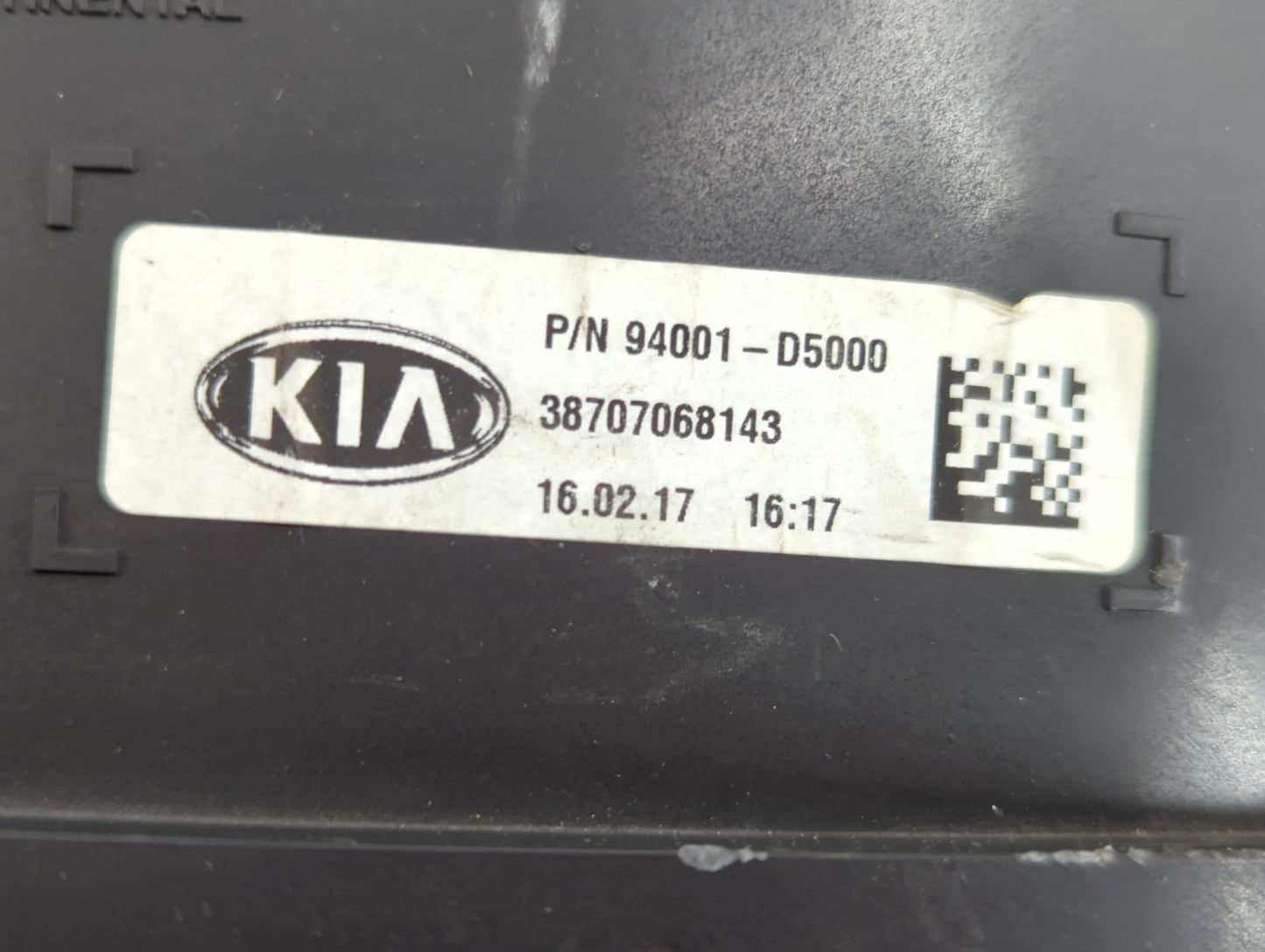 2016-2018 Kia Optima Instrument Cluster Speedometer Gauges P/N:94001-D5000 Fits Fits 2016 2017 2018 OEM Used Auto Parts - Oe