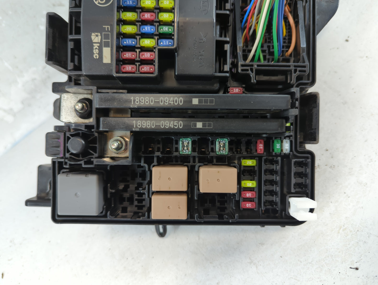2016-2019 Kia Optima Fusebox Fuse Box Panel Relay Module P/N:91950-D5822 Fits Fits 2016 2017 2018 2019 OEM Used Auto Parts -