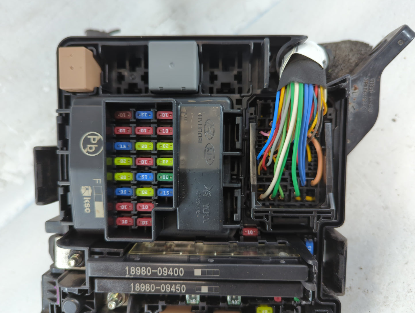 2016-2019 Kia Optima Fusebox Fuse Box Panel Relay Module P/N:91950-D5822 Fits Fits 2016 2017 2018 2019 OEM Used Auto Parts -