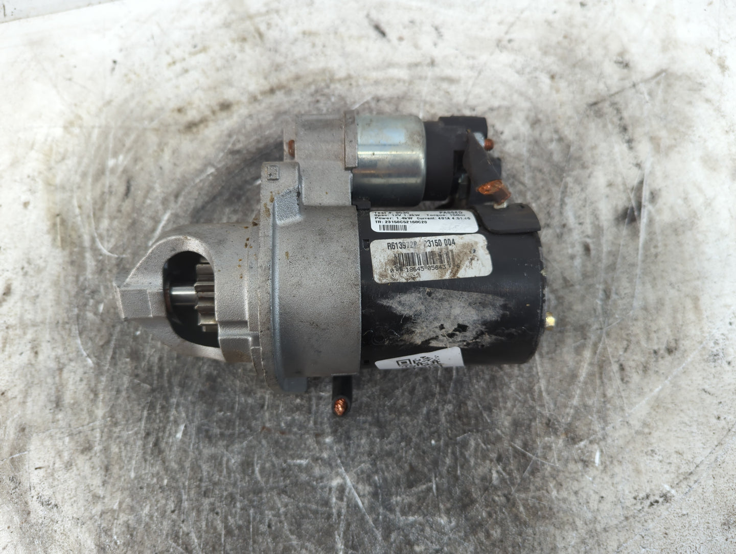 2016-2018 Kia Optima Car Starter Motor Solenoid OEM P/N:R613972 Fits Fits 2016 2017 2018 2019 2020 2021 OEM Used Auto Parts 