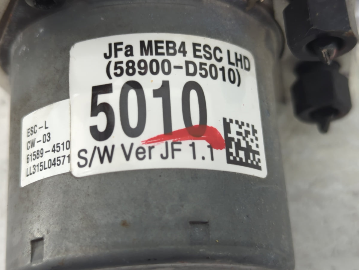 2016-2018 Kia Optima ABS Pump Control Module Replacement P/N:58900-D5010 61589-4510 Fits Fits 2016 2017 2018 OEM Used Auto P