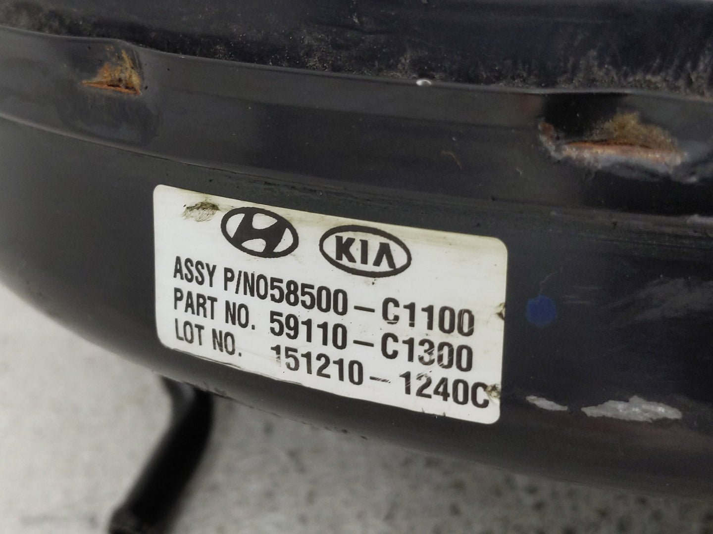 2016-2019 Kia Optima Power Brake Booster Oem 900819 - Oemusedautoparts1.com
