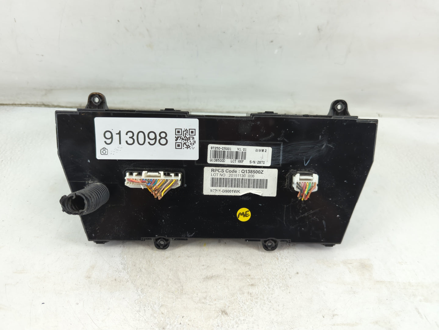 2016-2018 Kia Optima Climate Control Module Temperature AC/Heater Replacement P/N:97250-D5001 Fits Fits 2016 2017 2018 OEM U