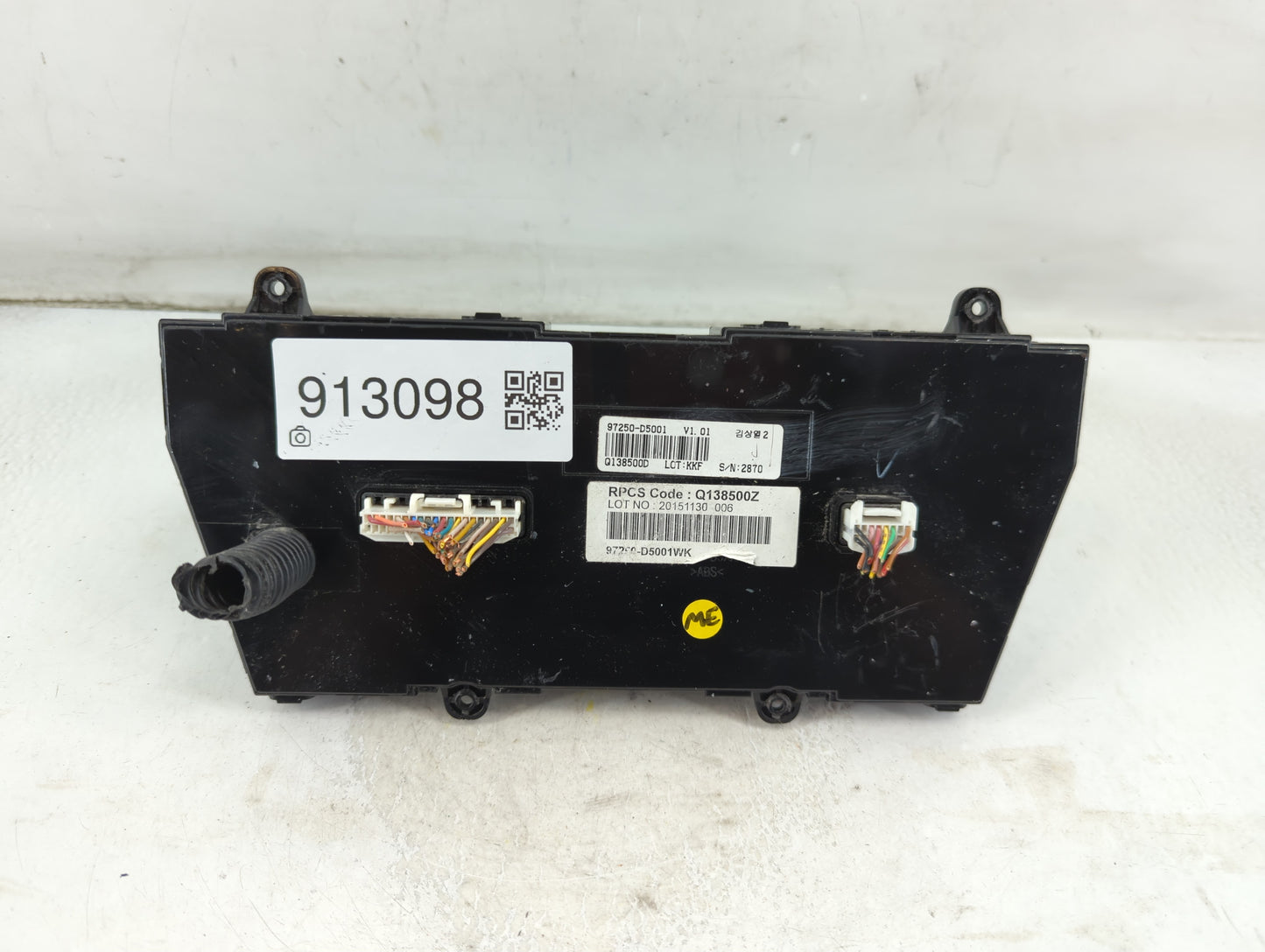 2016-2018 Kia Optima Climate Control Module Temperature AC/Heater Replacement P/N:97250-D5001 Fits Fits 2016 2017 2018 OEM U