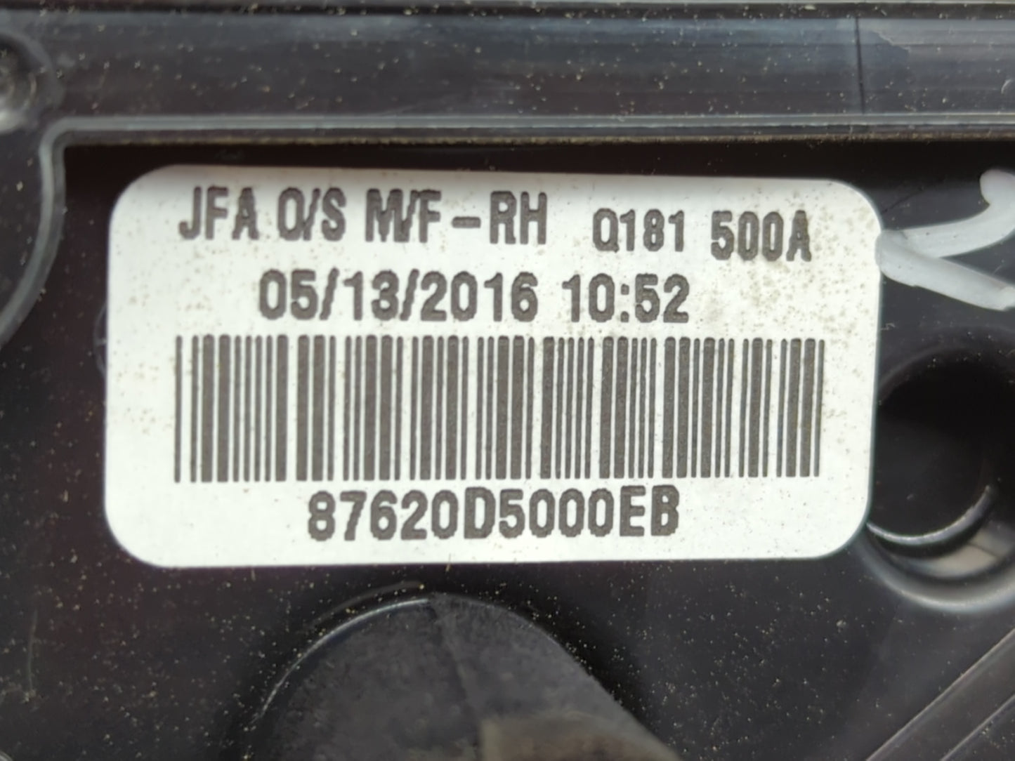 2016-2018 Kia Optima Passenger Side View Mirror - Right Door Mirror OEM Used - Oemusedautoparts1.com