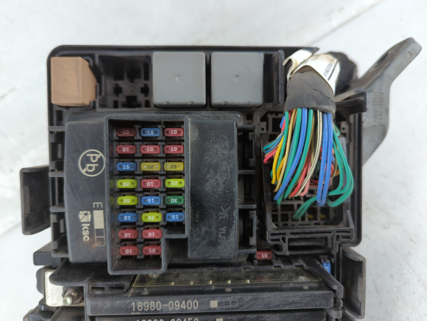 2016-2019 Kia Optima Fusebox Fuse Box Panel Relay Module P/N:91950-D5822 Fits Fits 2016 2017 2018 2019 OEM Used Auto Parts -