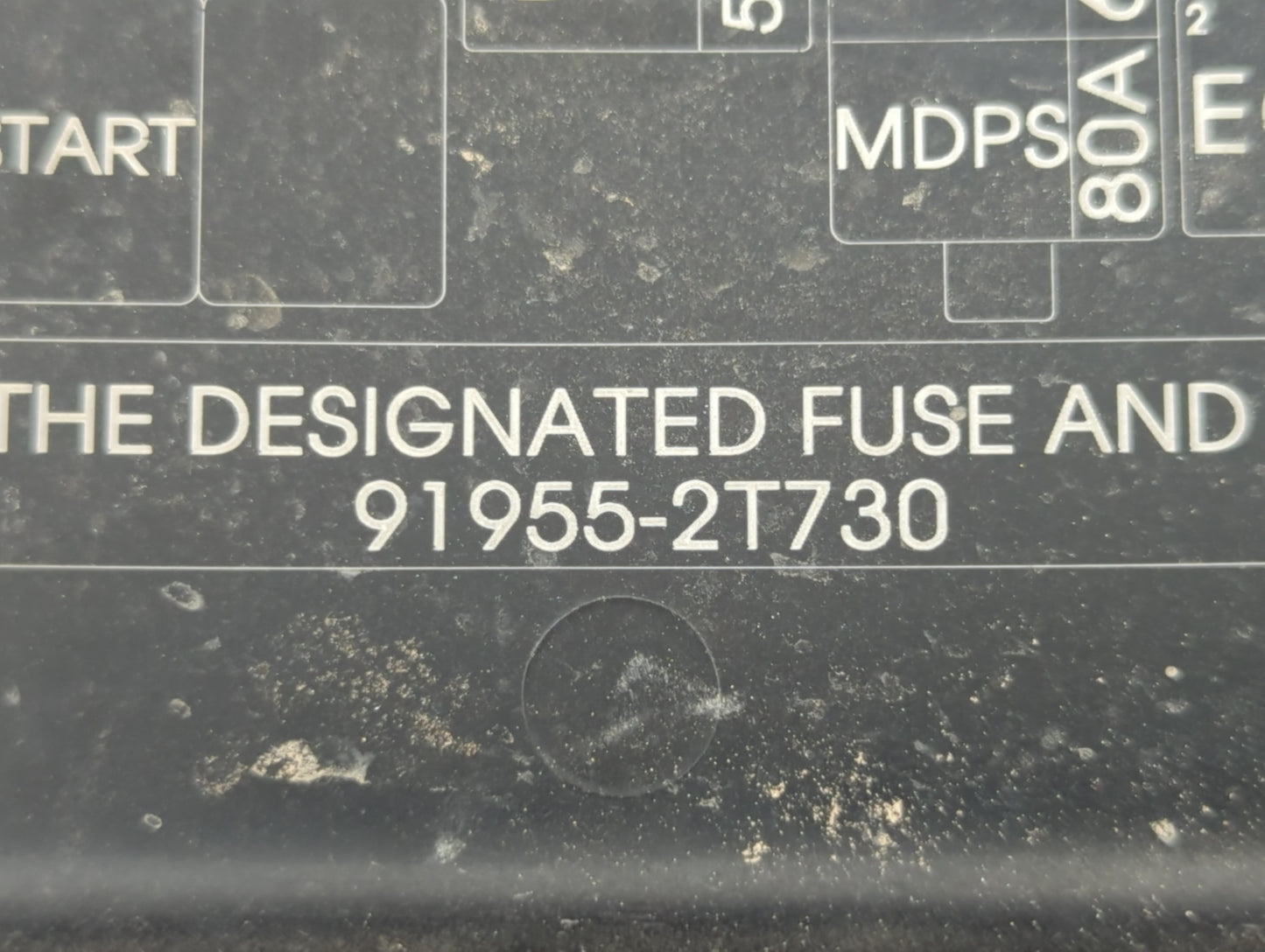 2016-2019 Kia Optima Fusebox Fuse Box Panel Relay Module P/N:91955-2T730 Fits Fits 2016 2017 2018 2019 OEM Used Auto Parts -