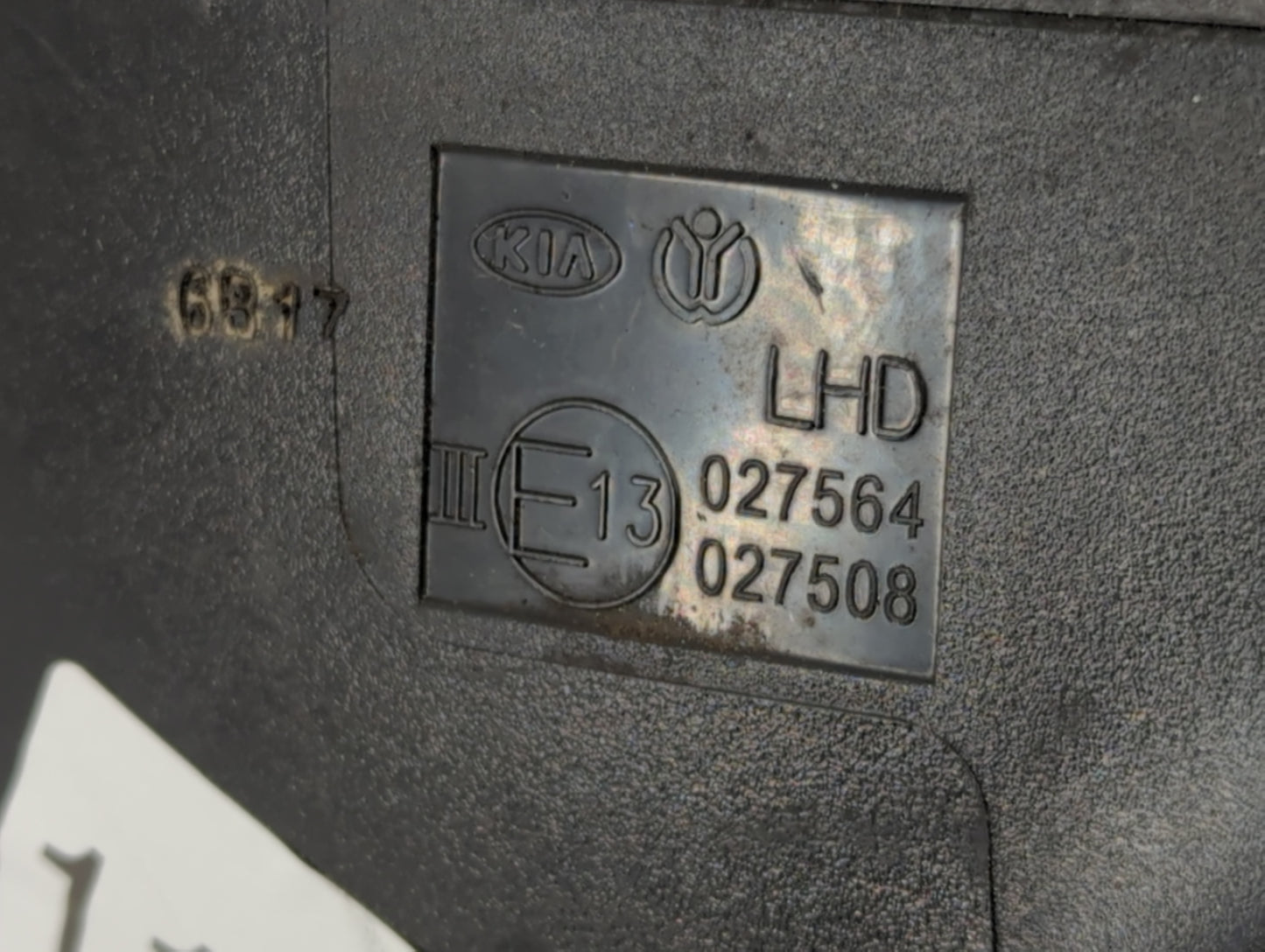 2016 Kia Rio Driver Side View Mirror - Left Door Mirror OEM Used - Oemusedautoparts1.com