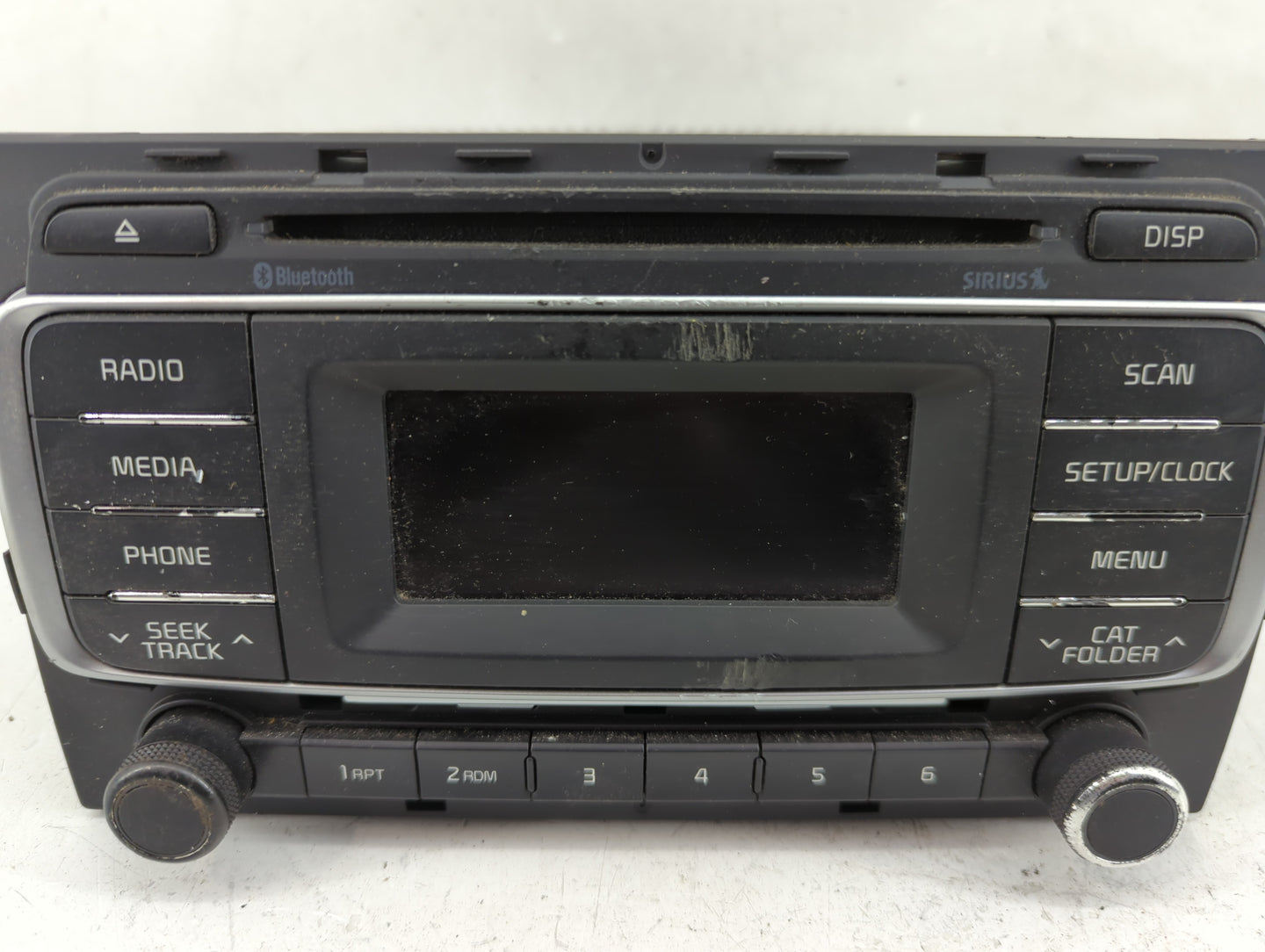 2016-2017 Kia Rio Radio AM FM Cd Player Receiver Replacement P/N:96170-1W960CA Fits Fits 2016 2017 OEM Used Auto Parts - Oem
