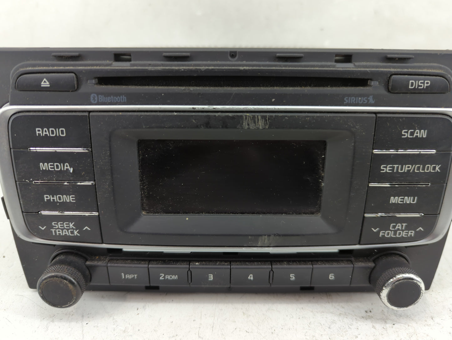 2016-2017 Kia Rio Radio AM FM Cd Player Receiver Replacement P/N:96170-1W960CA Fits Fits 2016 2017 OEM Used Auto Parts - Oem