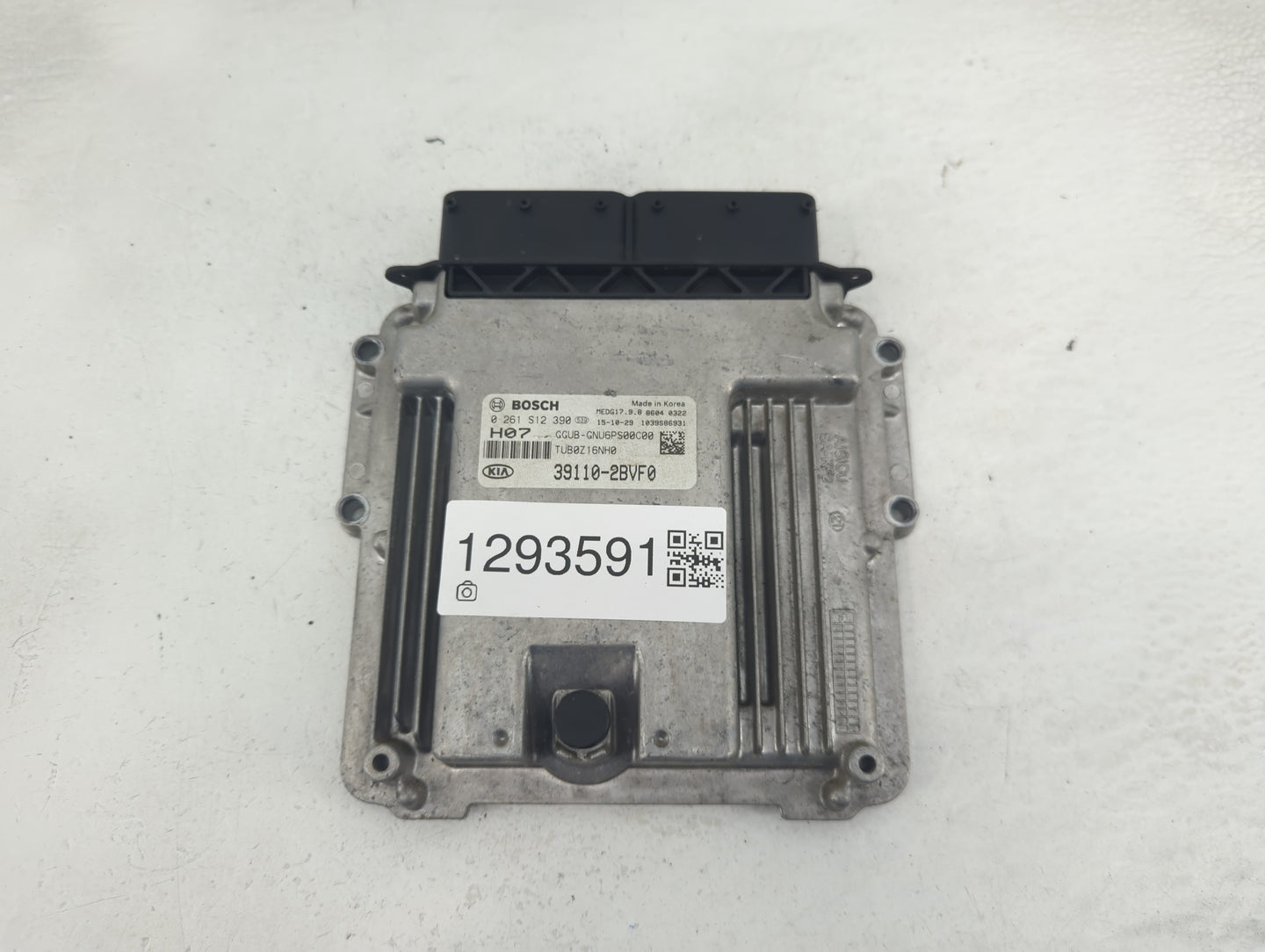 2016-2017 Kia Rio PCM Engine Control Computer ECU ECM PCU OEM P/N:0 261 S12 390 39110-2BVF0 Fits Fits 2016 2017 OEM Used Aut