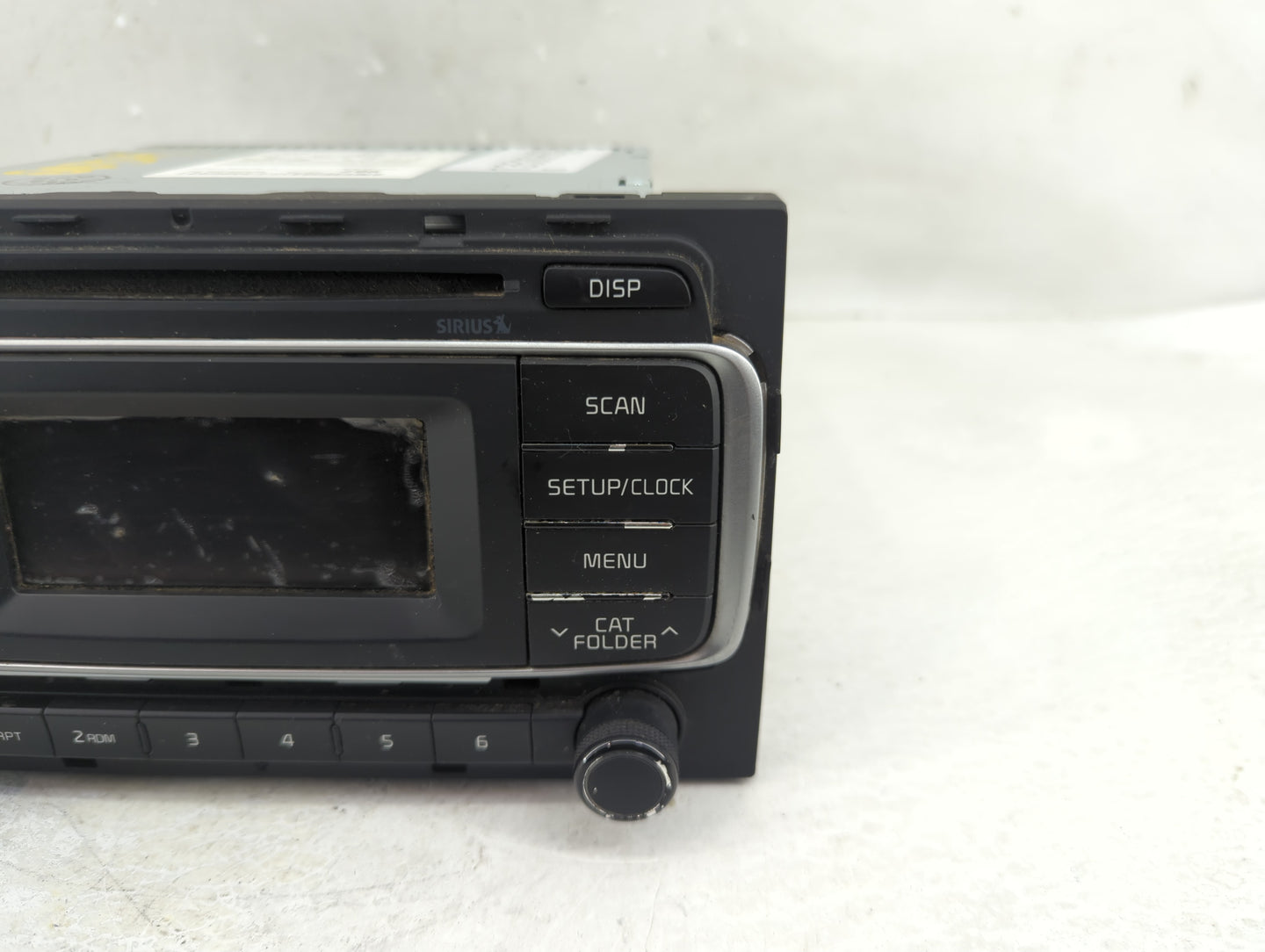 2016-2017 Kia Rio Radio AM FM Cd Player Receiver Replacement P/N:96170-1W960CA Fits Fits 2016 2017 OEM Used Auto Parts - Oem