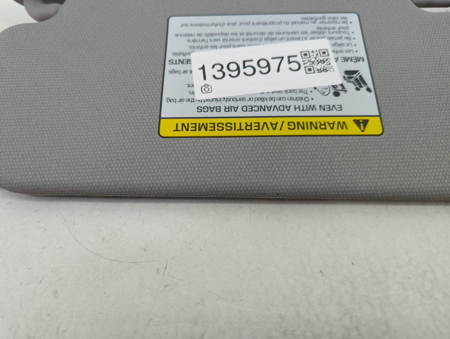 2012-2017 Kia Rio Sun Visor Shade Replacement Driver Left Mirror Fits Fits 2012 2013 2014 2015 2016 2017 OEM Used Auto Parts