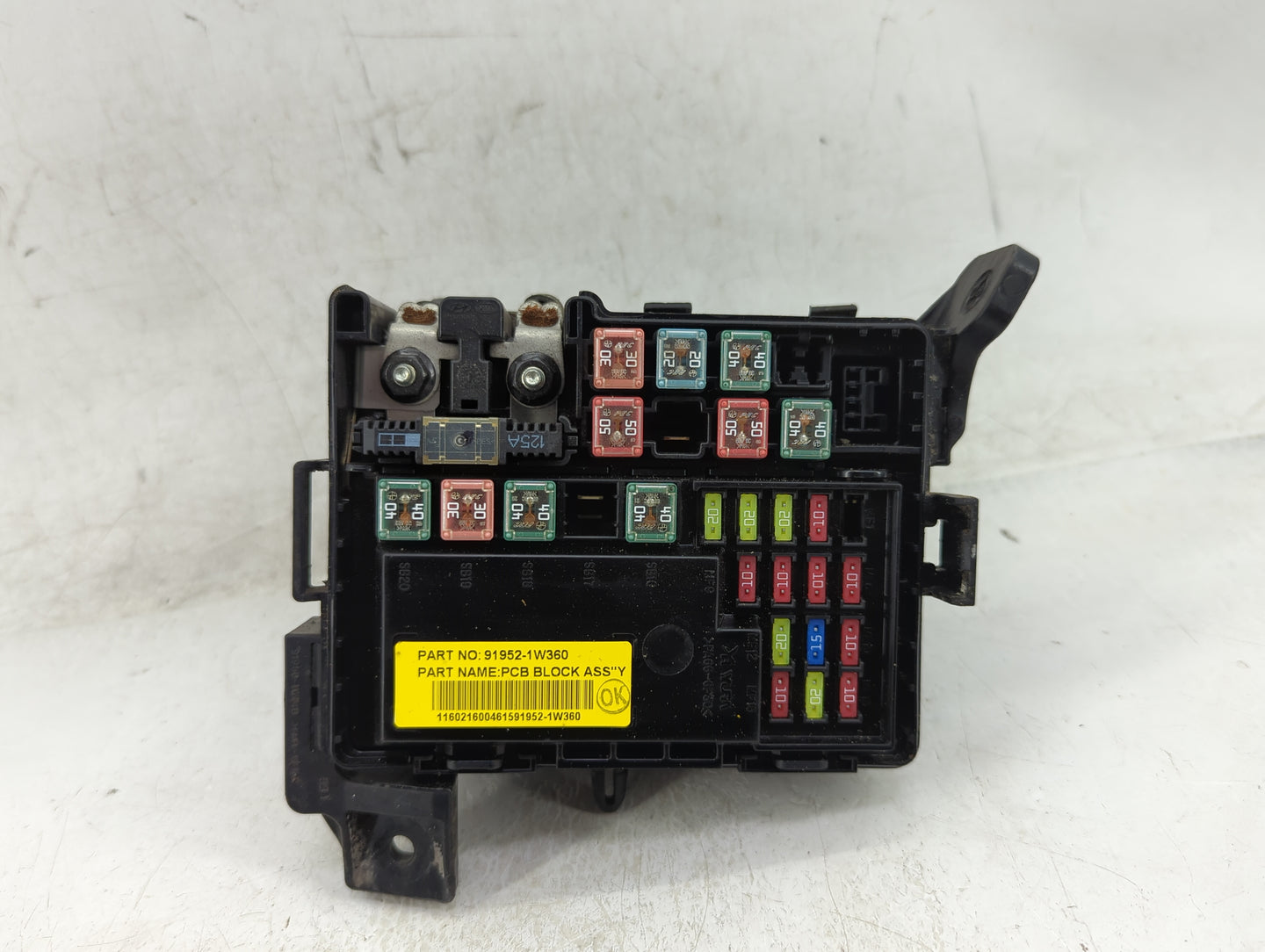 2016-2017 Kia Rio Fusebox Fuse Box Panel Relay Module P/N:912781w350 Fits Fits 2016 2017 OEM Used Auto Parts - Oemusedautopa