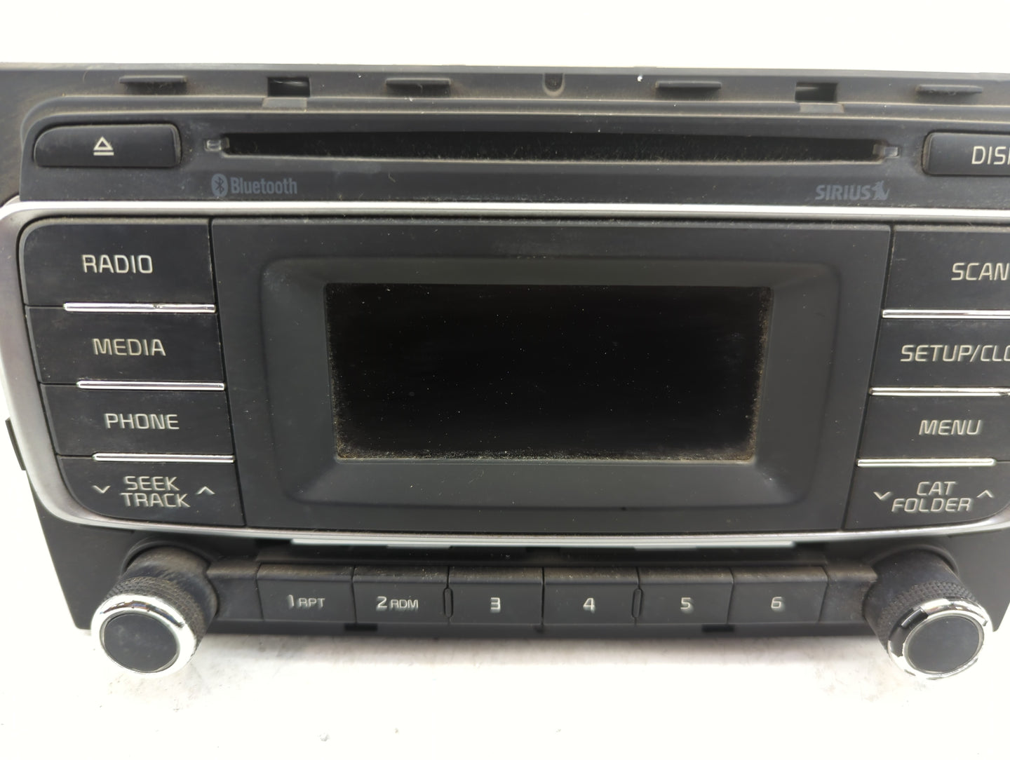 2016-2017 Kia Rio Radio AM FM Cd Player Receiver Replacement P/N:96170-1W960CA Fits Fits 2016 2017 OEM Used Auto Parts - Oem