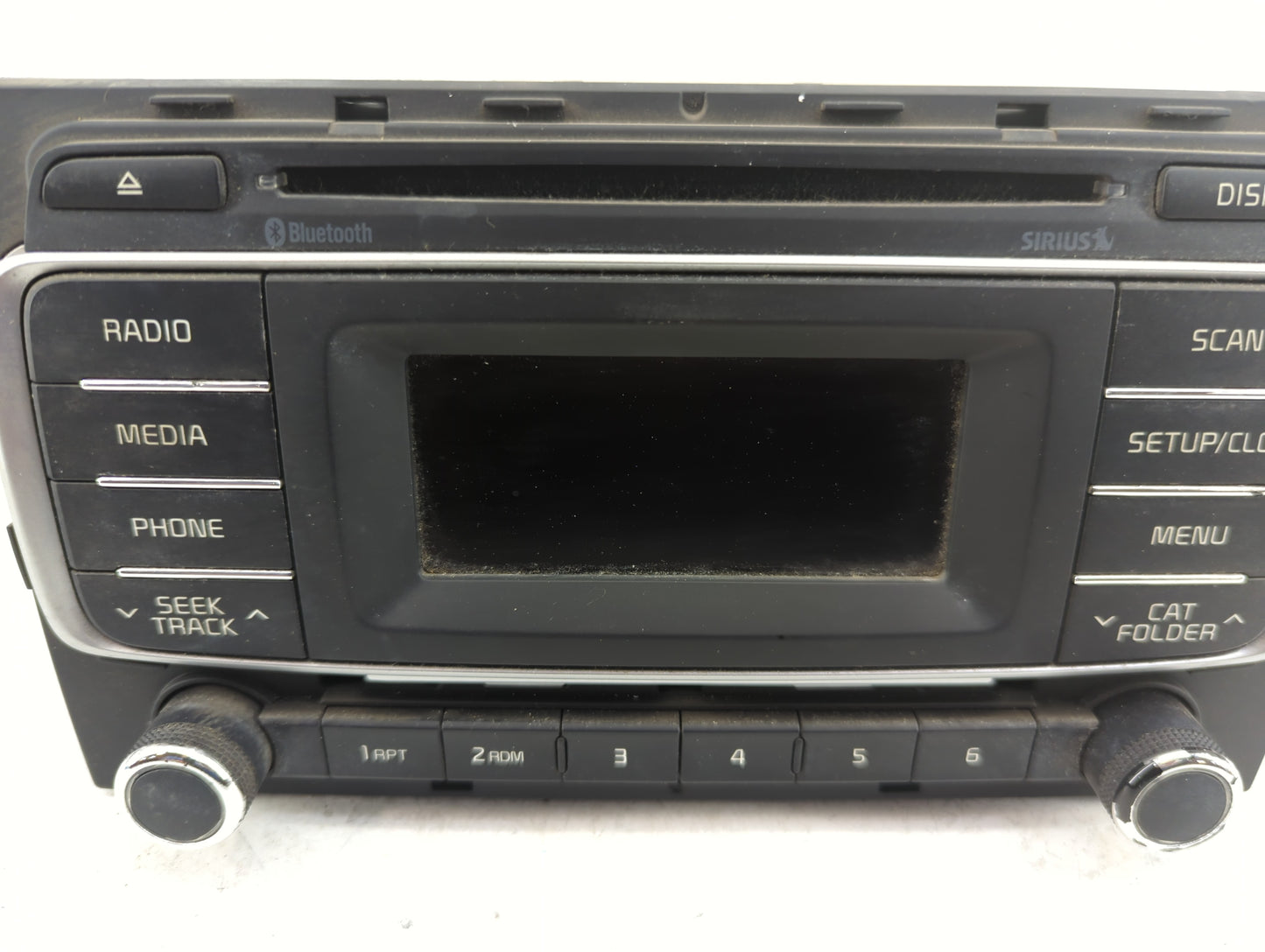 2016-2017 Kia Rio Radio AM FM Cd Player Receiver Replacement P/N:96170-1W960CA Fits Fits 2016 2017 OEM Used Auto Parts - Oem