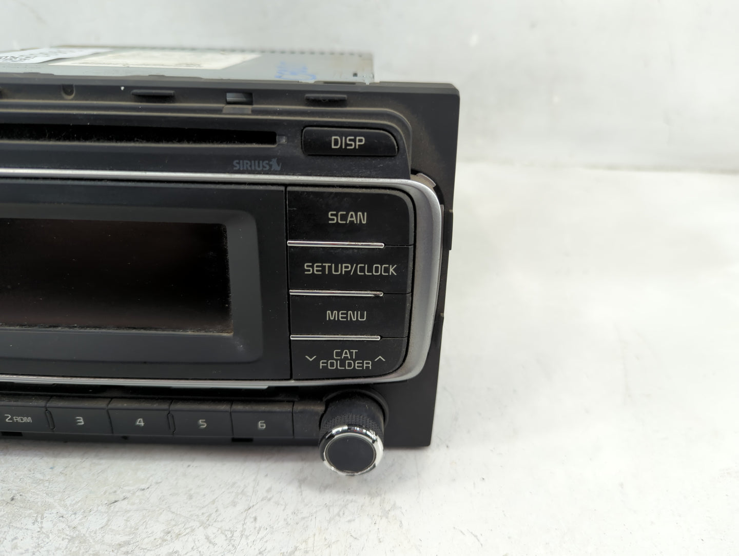 2016-2017 Kia Rio Radio AM FM Cd Player Receiver Replacement P/N:96170-1W960CA Fits Fits 2016 2017 OEM Used Auto Parts - Oem