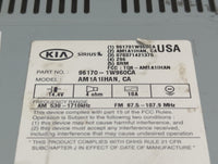 2016-2017 Kia Rio Radio AM FM Cd Player Receiver Replacement P/N:96170-1W960CA Fits Fits 2016 2017 OEM Used Auto Parts - Oem