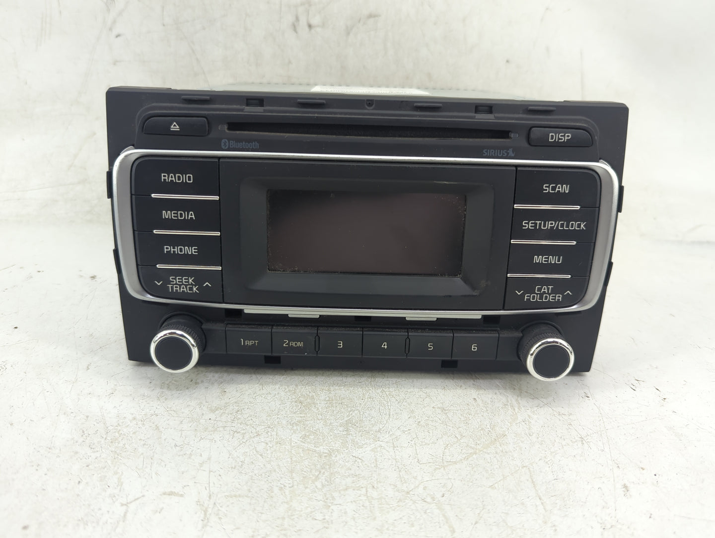2016-2017 Kia Rio Radio AM FM Cd Player Receiver Replacement P/N:61014035 96170-1W950CA Fits Fits 2016 2017 OEM Used Auto Pa