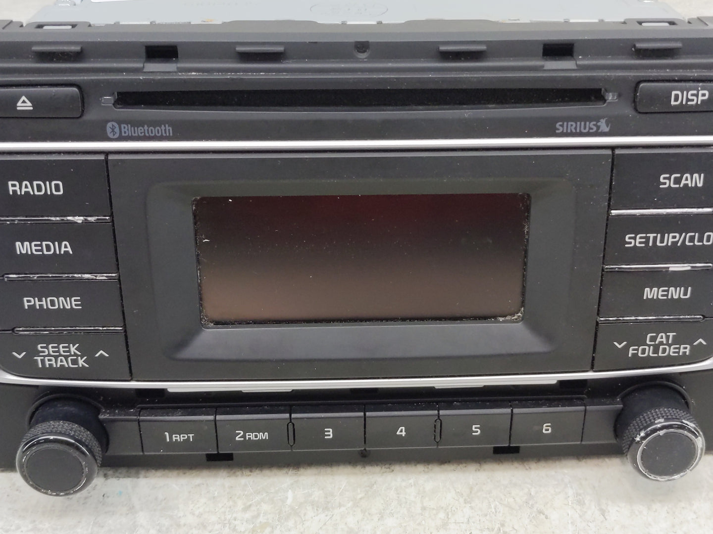 2016-2017 Kia Rio Radio AM FM Cd Player Receiver Replacement P/N:96170-1W960CA Fits Fits 2016 2017 OEM Used Auto Parts - Oem