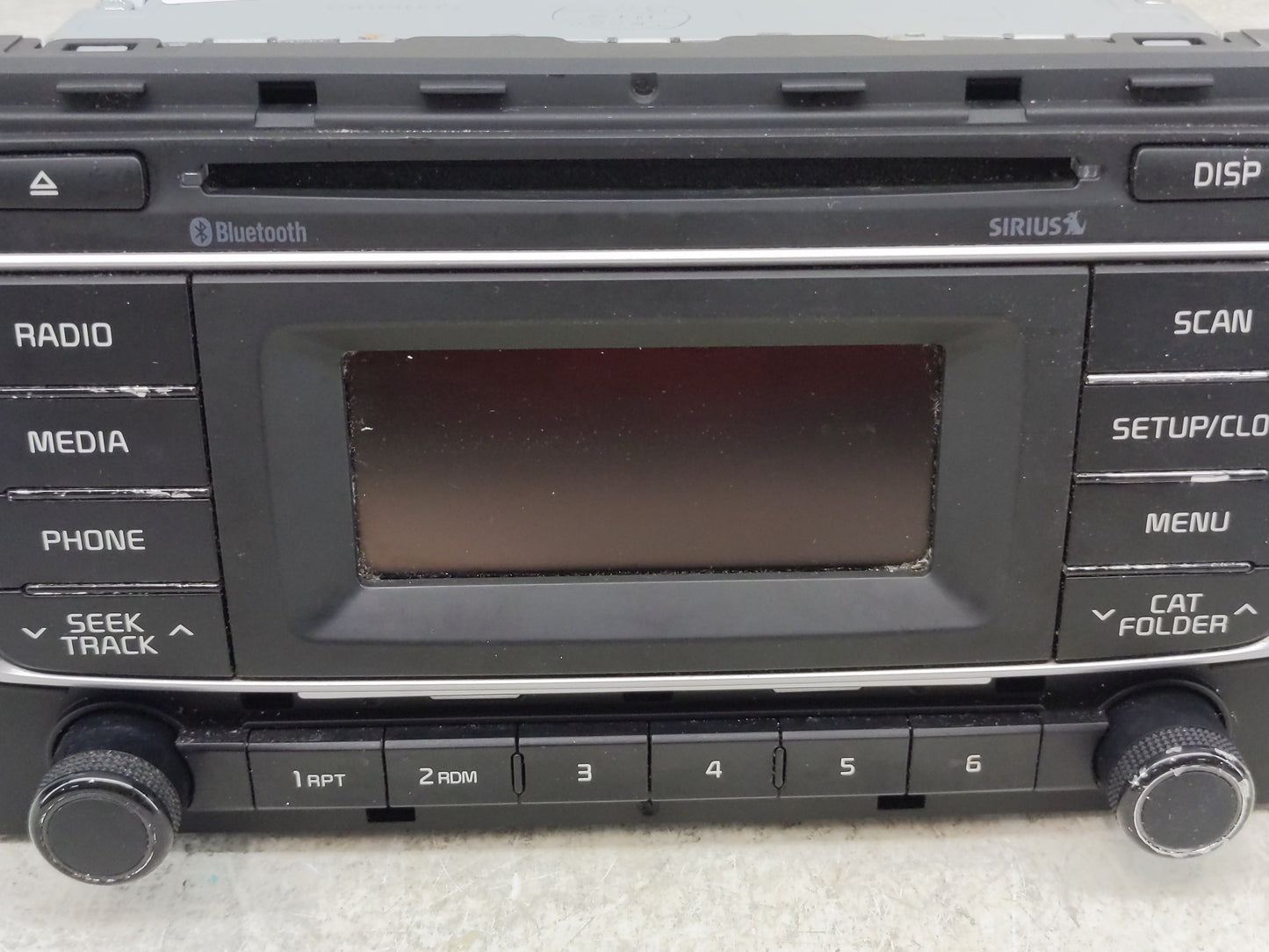 2016-2017 Kia Rio Radio AM FM Cd Player Receiver Replacement P/N:96170-1W960CA Fits Fits 2016 2017 OEM Used Auto Parts - Oem