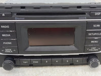 2016-2017 Kia Rio Radio AM FM Cd Player Receiver Replacement P/N:96170-1W960CA Fits Fits 2016 2017 OEM Used Auto Parts - Oem