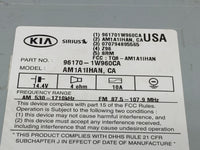2016-2017 Kia Rio Radio AM FM Cd Player Receiver Replacement P/N:96170-1W960CA Fits Fits 2016 2017 OEM Used Auto Parts - Oem