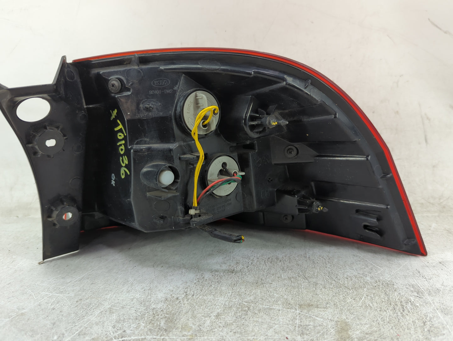 2012-2017 Kia Rio Tail Light Assembly Driver Left OEM Fits Fits 2012 2013 2014 2015 2016 2017 OEM Used Auto Parts - Oemuseda