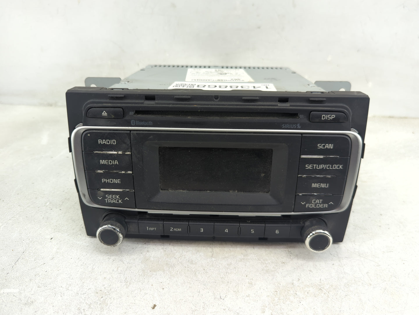 2016-2017 Kia Rio Radio AM FM Cd Player Receiver Replacement P/N:961701W960CA AM1A1IHAN, TQ8-AM1A1IHAN Fits Fits 2016 2017 O