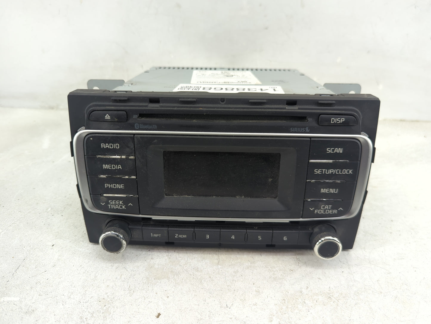 2016-2017 Kia Rio Radio AM FM Cd Player Receiver Replacement P/N:961701W960CA AM1A1IHAN, TQ8-AM1A1IHAN Fits Fits 2016 2017 O