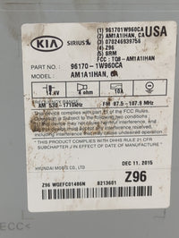 2016-2017 Kia Rio Radio AM FM Cd Player Receiver Replacement P/N:96170-1W960CA AM1A1IHAN, TQ8-AM1A1IHAN Fits Fits 2016 2017 