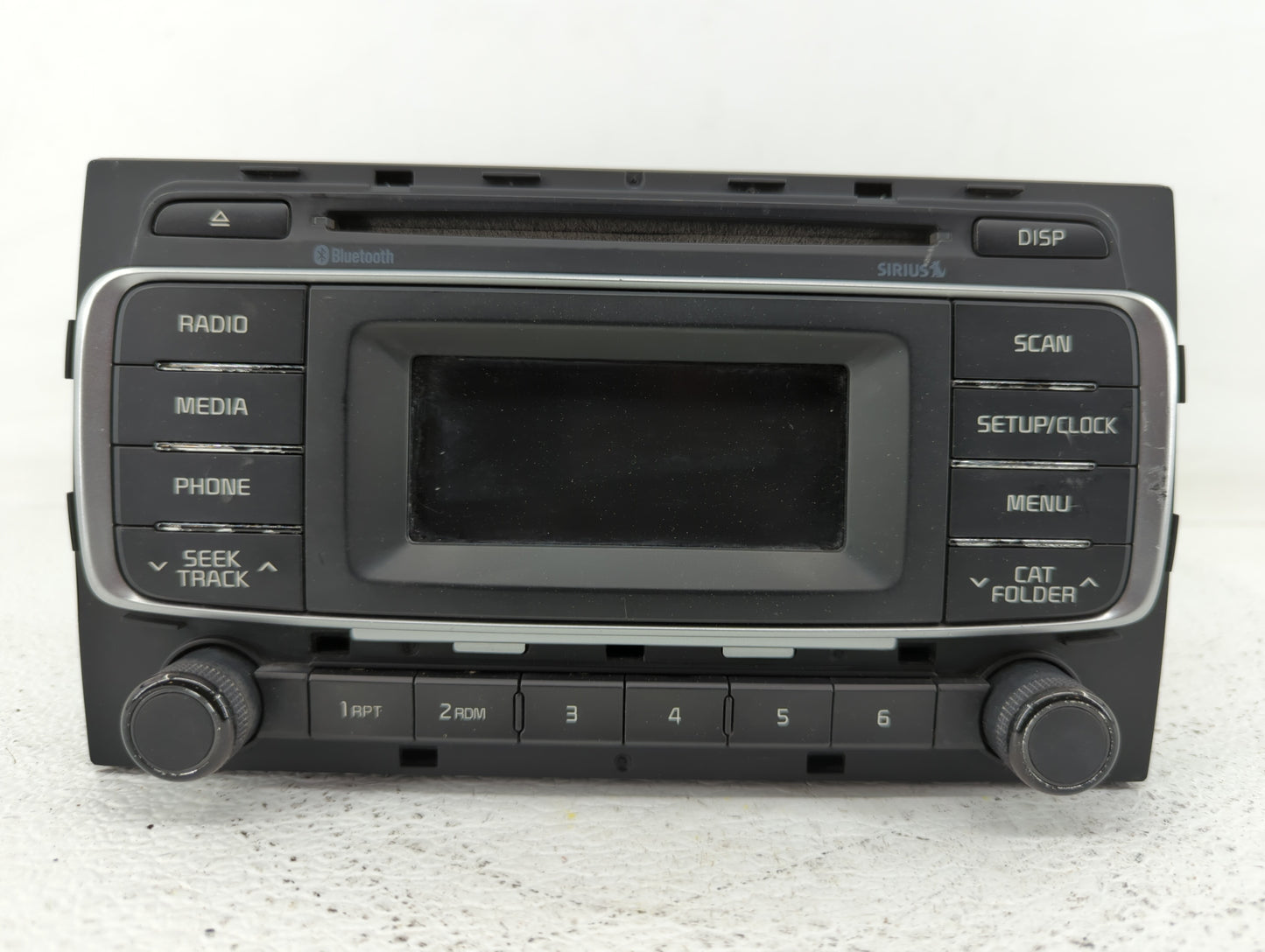 2016-2017 Kia Rio Radio AM FM Cd Player Receiver Replacement P/N:96170-1W960CA Fits Fits 2016 2017 OEM Used Auto Parts - Oem