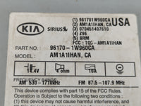 2016-2017 Kia Rio Am Fm Cd Player Radio Receiver 457013 - Oemusedautoparts1.com