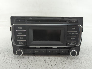 2016-2017 Kia Rio Radio AM FM Cd Player Receiver Replacement P/N:96170-1W960CA Fits Fits 2016 2017 OEM Used Auto Parts - Oem